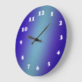 Horloge bleue Aqua (Angle)