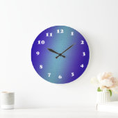 Horloge bleue Aqua (Maison)