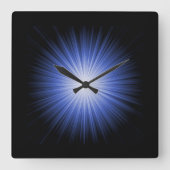 Horloge bleue du mur de démarrage (Recto)