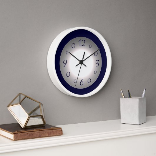 Horloge bleue et blanche de l'atmosphère (Bureau)
