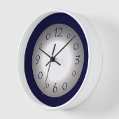 Horloge bleue et blanche de l'atmosphère (Angle)