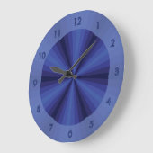 Horloge Bleue Illusion Optique (Angle)
