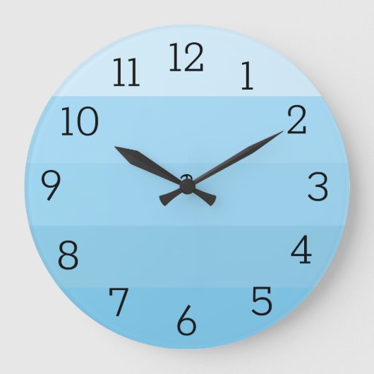 HORLOGE BLEUE STRIPEE (Recto)