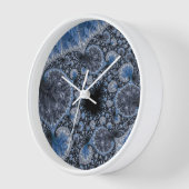 Horloge Bleus Abstract (Angle)