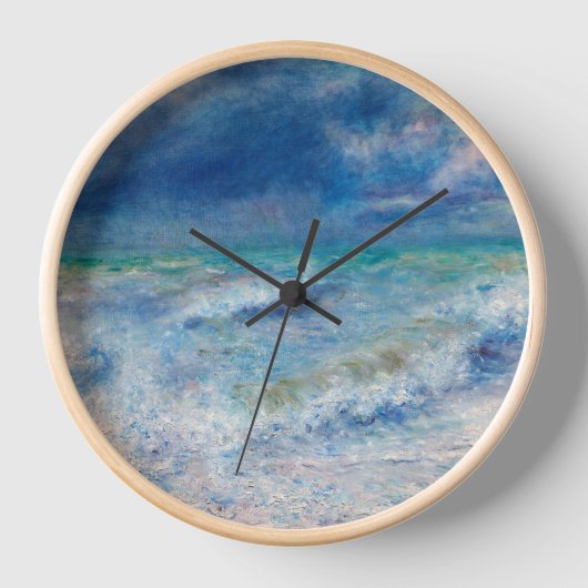 Horloge Blue Seascape par Renoir (Recto)
