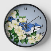 Horloge Bluejay Bird (Recto)