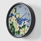 Horloge Bluejay Bird (Angle)