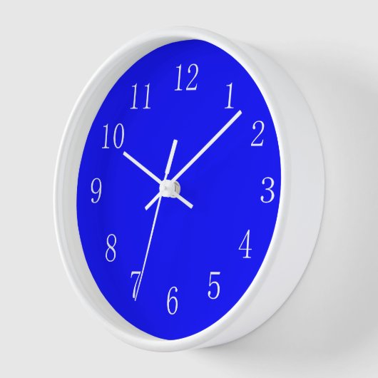 Horloge Bluest Blue Kitchen Wall Clock (Angle)