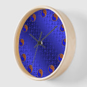 Horloge Boeuf de bois (Angle)