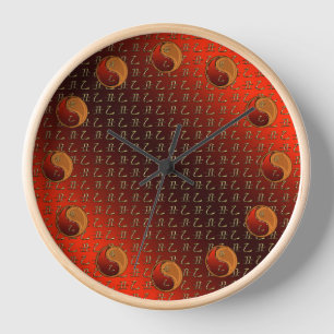 Horloge Boeuf de bois
