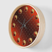 Horloge Bœuf de feu (Angle)