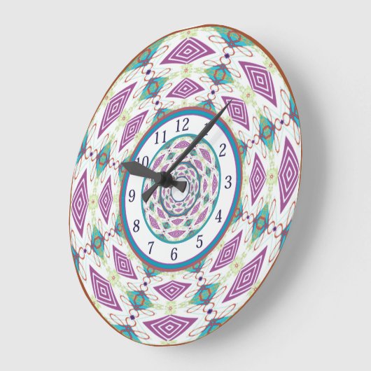 Horloge Boho Mandala (Angle)