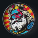 Horloge Bold Pop Art Zeus - Colorful Greek God Illustratio<br><div class="desc">Apportez le tonnerre avec ce portrait pop art de Zeus,  le puissant roi des dieux grecs ! Alliant mythologie classique et style pop-art dynamique,  ce design audacieux est parfait pour les amateurs de légendes anciennes,  d'art moderne et de couleurs attrayantes.</div>