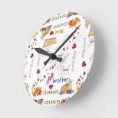 Horloge bon thanksgiving (Angle)