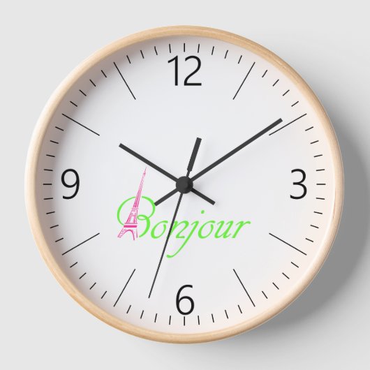 Horloge Bonjour (Recto)
