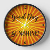 Horloge Bonjour Sunshine ! (Recto)