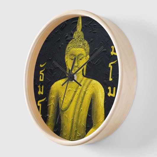 Horloge Bonne surveillance Bouddha (Angle)