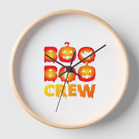 Horloge Boo Boo Crew T-Shirt surdimensionné (Recto)