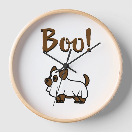 Horloge Boo Halloween (Recto)