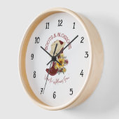 HORLOGE BOOT ET FLEURS DE COWGIRL (Angle)