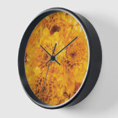 Horloge Bouquet Golden Chrysanthemum (Angle)