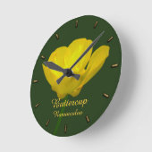 Horloge Bouteille Personnalisée Horloge murale Fle (Angle)