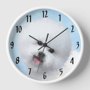 Horloge Boxer Painting - Joli Art Original de Chien