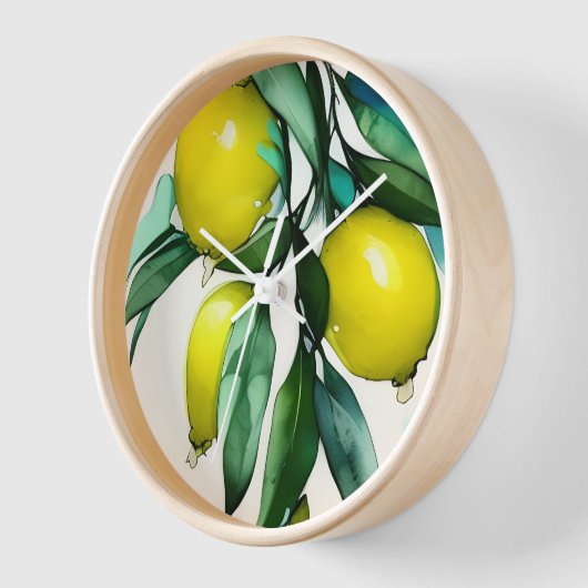 Horloge Branche du citron (Angle)