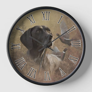 Horloge Braque allemand à poil court 