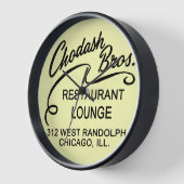 Horloge Bros Chodash. Restaurant, Chicago, Illinois (Angle)
