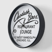 Horloge Bros Chodash. Restaurant, Chicago, Illinois (Angle)