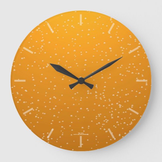 Horloge Brown des bulles Ale (Recto)