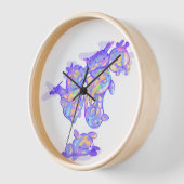 Horloge Bulles, bulles (Angle)