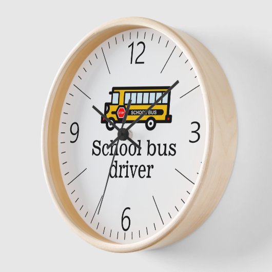 Horloge Bus scolaire (Angle)