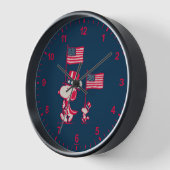 Horloge cacahuètes | American Summer Old Glory (Angle)
