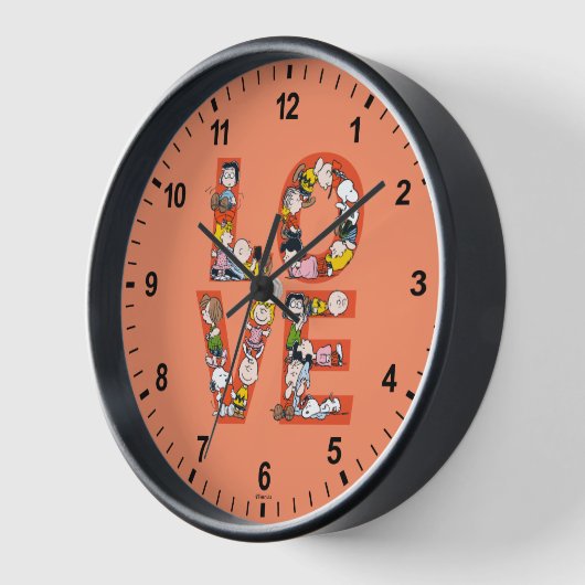 Horloge cacahuètes - AMOUR (Angle)