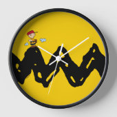 Horloge cacahuètes | Charlie Baseball Brown (Recto)