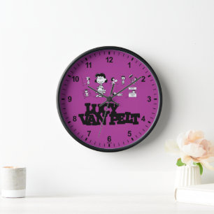 Horloge cacahuètes   Lucy