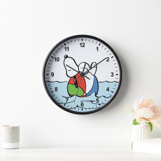 Horloge cacahuètes | Snoopy Beach Ball Beach (Maison)