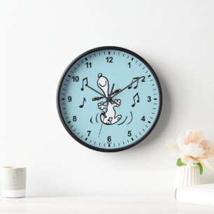 Horloge cacahuètes   Snoopy Dancing