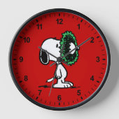 Horloge cacahuètes | Snoopy pour les fêtes (Recto)