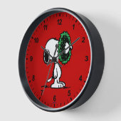 Horloge cacahuètes | Snoopy pour les fêtes (Angle)