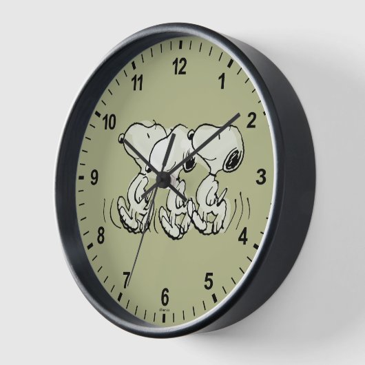 Horloge cacahuètes | Snoopy Walking Tall (Angle)