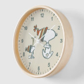 Horloge cacahuètes | Snoopy & Woodstock Ski Trip (Angle)