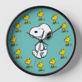 Horloge cacahuètes | Snoopy & Woodstock Together (Recto)