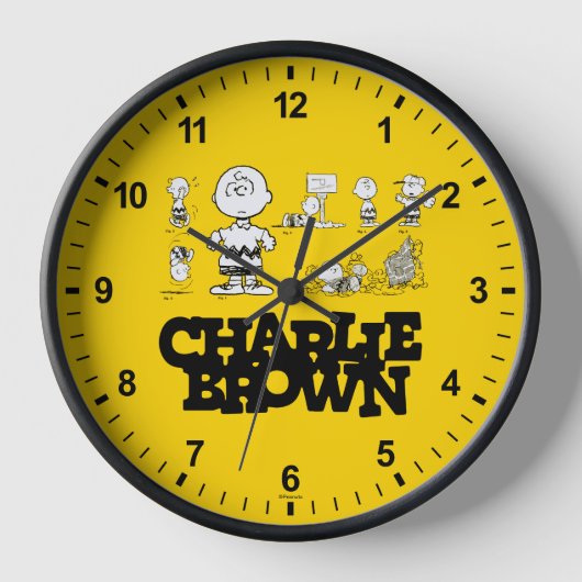 Horloge cacahuètes | Toujours Charlie Brown (Recto)