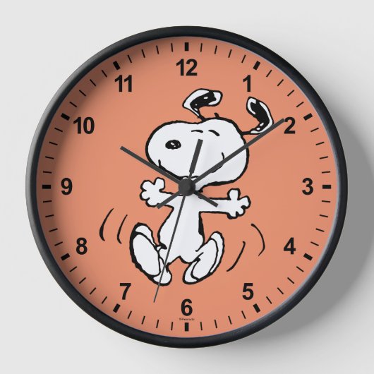 Horloge cacahuètes | Une Danse Heureuse Snoopy (Recto)