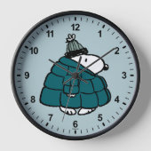 Horloge cacahuètes | Veste Snoopy Winter Puffer (Recto)