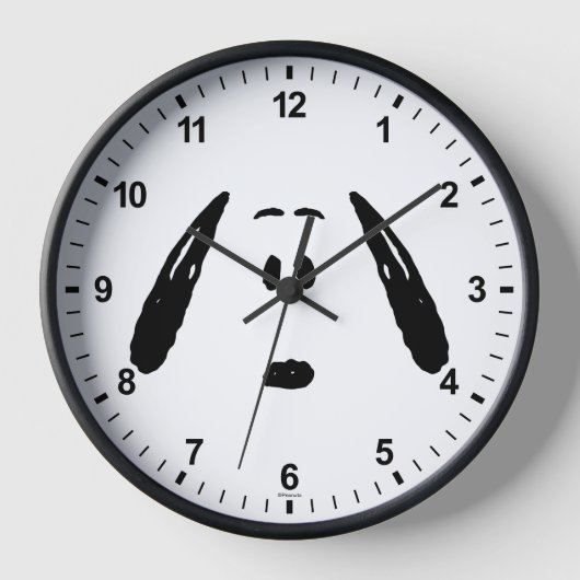 Horloge cacahuètes | Visage Snoopy (Recto)