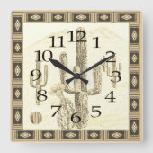 Horloge Cactus Sud-Ouest (Recto)